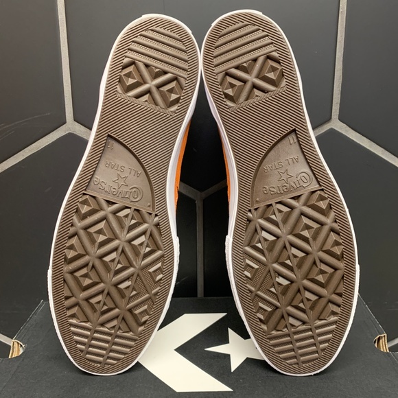 New Converse One Star Ox Low Orange Green Sneakers - Picture 5 of 6